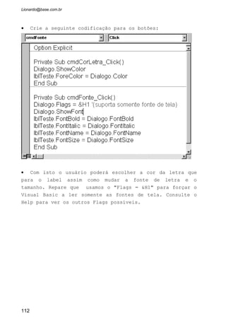ANOTAÇÕES PARA NÃO ESQUECER
112
 