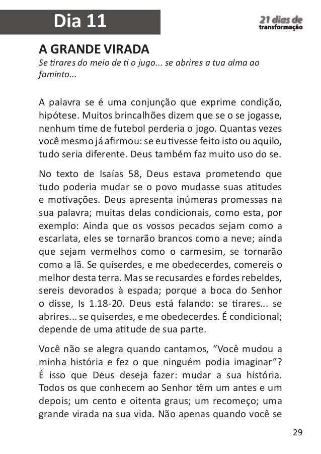 Livro Devocional 21 Dias