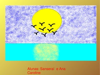 Alunas: Sanseraí  e Ana 
Caroline
 