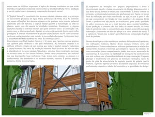 Página 21
assim como os edifícios, expressam a lógica do sistema econômico em que estão
inseridos. O capitalismo industrial não reconhece a interdependência entre a produção
e uso do capital com o consumo e conservação do capital natural.
O “Capital Natural” é constituído dos recursos naturais, sistemas vivos e os serviços
do ecossistema (produção de água limpa, polinização de flores, etc.). Ao contrário
das nossas edificações, dos sistemas urbanos ou de qualquer outro sistema industrial
construído pelo ser humano, o capital natural garante a manutenção da vida no
planeta, assim com dá suporte às atividades industriais. Atualmente, o sistema
capitalista liquida os sistemas naturais para gerar somente lucro e a Construção Civil,
assim como as diversas profissões ligadas ao setor, está operando dentro deste velho
paradigma. A verdade inconveniente é que sem capital natural não há como sustentar
nenhuma cadeia produtiva, para atender às necessidades humanas. Então como fazer
a SustenRentabilidade reverberar no setor da construção civil?
Concordamos com Paul Hawken, Amory e L. H Lovins, que é preciso repensar projetos
que ganhem pela eficiência e não pela ineficiência. As estruturas urbanas e os
edifícios refletem a lógica de um sistema que reduz o capital natural e subestima
o capital humano. No inicio da revolução industrial havia escassez de mão-de-obra
e abundância de recursos naturais. Máquinas e sistemas foram projetados para usar
os recursos como se eles fossem infinitos. Dentro desse pensamento, era aceitável
que seu desempenho fosse ineficiente. Hoje, temos outro cenário: as pessoas e o
conhecimento são abundantes e os recursos naturais, escassos. É preciso projetar,
portanto, dentro de outra lógica.
O surgimento de inovações nos projetos arquitetônicos é lento e
desestimulado devido à baixa remuneração do Design (planejamento), o
que deixa pouca abertura e tempo para a criatividade. É pratica comum no
mercado, a remuneração/comissão dos profissionais em função do preço
final da edificação que estão concebendo, ou seja, do que é gasto e não
do que economizam em função de seus usuários e da natureza. Desta
forma, o produto final não precisa ser ecoeficiente, gerar saúde, qualidade
de vida e economia, mas ser o mais lucrativo para a cadeia imobiliária.
Como produção e consumo são dois lados da mesma moeda, do outro
lado do problema estão os consumidores que desejam uma edificação para
ostentação. A demanda vai além do abrigo e se torna símbolo de status. É
a cultura do “morar para o outro” que influencia na composição do preço
final do produto.
Dentro desta lógica, estão inseridos os produtos da Arquitetura Espetáculo,
das edificações Outdoors. Muitos desses espaços, embora caros, são
desvitalizantes. Temos conhecimento suficiente para entender a relação dos
componentes materiais e imateriais que compõe os espaços das cidades e de
suas construções, com o comportamento, saúde, bem estar e preservação de
ecossistemas. É exatamente na habilidade de incorporar tal conhecimento
que está a chave para a SustenRentabilidade de uma construção. É urgente
planejar e implementar um processo de transição estratégico, tanto do
ponto de vista da sobrevivência do negócio, quanto da própria espécie
humana. É preciso repensar as formas de elaborar propostas, de remunerar
profissionais, estabelecer tabelas de honorários e as prioridades do design.
 
