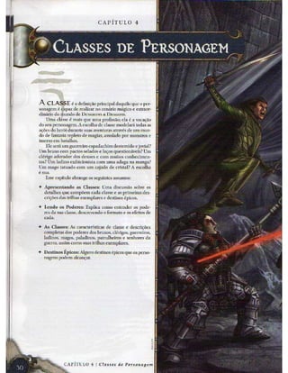 D&d 4.0 livro do jogador 1 - taverna do elfo e do arcanios