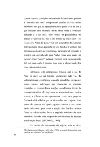 20 
substituída pela cidadania fragmentada, melhor dizendo, 
KLHUDUTXL]DGD´1$6,0(172S 