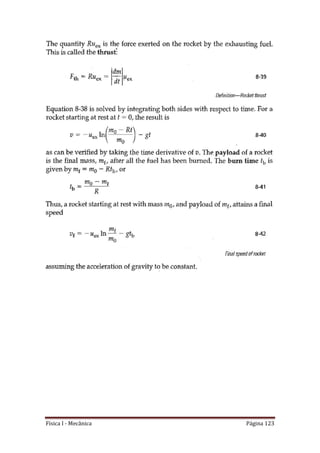 Física I - Mecânica Página 123
 