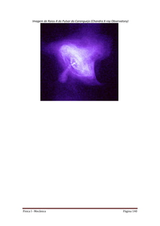 Física I - Mecânica Página 140
Imagem de Raios-X do Pulsar do Caranguejo (Chandra X-ray Observatory)
 