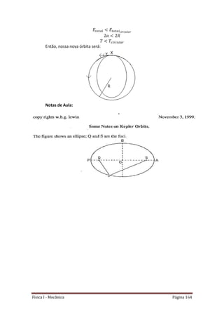 Física I - Mecânica Página 164
𝑡 𝑡 𝑡 𝑡
Então, nossa nova órbita será:
Notas de Aula:
 