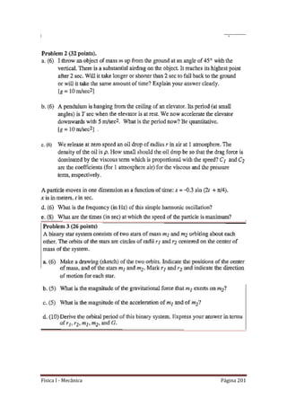 Física I - Mecânica Página 201
 