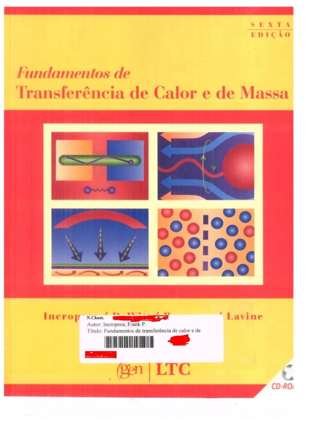 Libro Incropera Fundamentos De Transferencia De Calor Y Masa Incropera 7ma Edicion Pdf ...