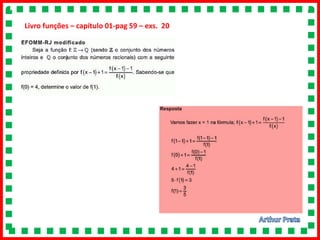 Livro funções – capítulo 01-pag 59 – exs. 20
 