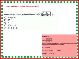 Livro funções – capítulo 01-pag60 exs 35
 