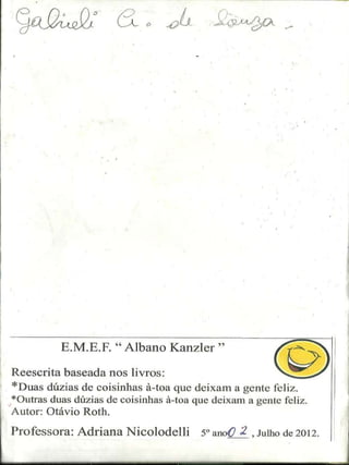 Livro Gabrieli