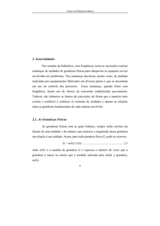 Lições de Hidráulica Básica
V
Informações sobre o autor:
 