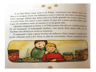 Livro histórias de avô e avó