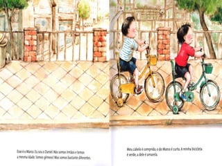 Livro irmãos gêmeos