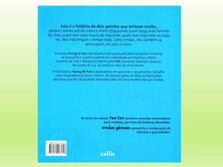 Livro irmãos gêmeos