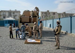 75
UnAp em apoio de ação CIMIC.
 