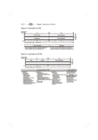 XLIV — — Nmap - Mapeador de Redes
Figura 3. Cabeçalho de UDP
Figura 4. Cabeçalho de ICMP
 