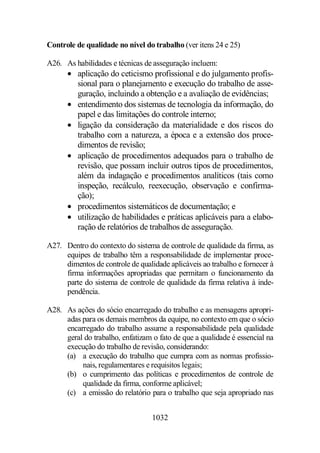 Normas Auditorias Perícia Contábil.