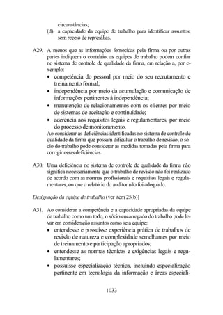 Normas Auditorias Perícia Contábil.