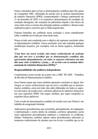 Normas Auditorias Perícia Contábil.