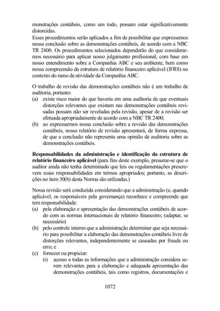 Normas Auditorias Perícia Contábil.
