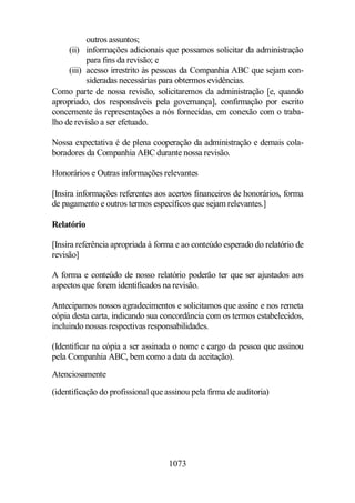 Normas Auditorias Perícia Contábil.