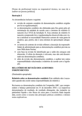 Normas Auditorias Perícia Contábil.