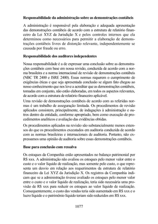 Normas Auditorias Perícia Contábil.