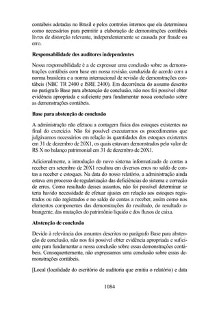 Normas Auditorias Perícia Contábil.