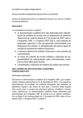 Normas Auditorias Perícia Contábil.