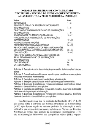 Normas Auditorias Perícia Contábil.