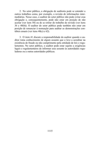 Normas Auditorias Perícia Contábil.