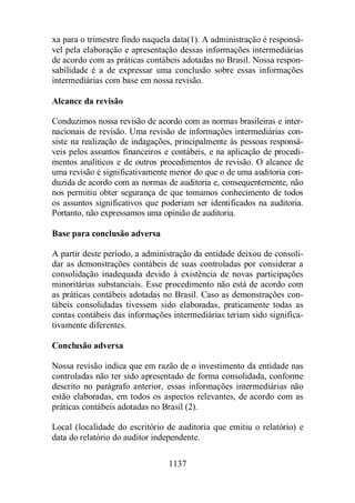 Normas Auditorias Perícia Contábil.