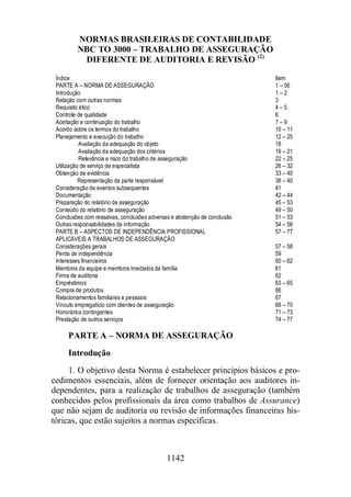 Normas Auditorias Perícia Contábil.