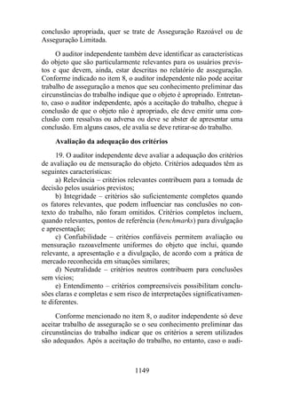 Normas Auditorias Perícia Contábil.