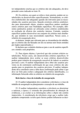 Normas Auditorias Perícia Contábil.