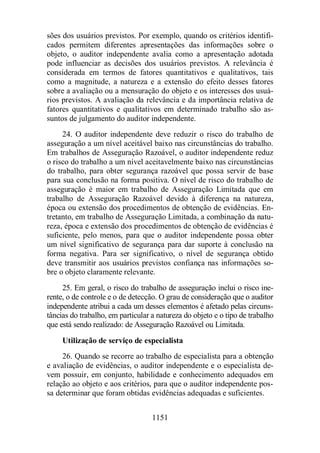 Normas Auditorias Perícia Contábil.