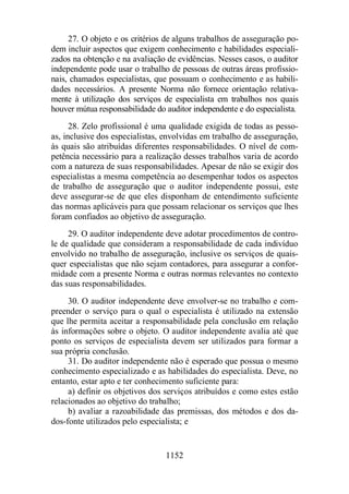 Normas Auditorias Perícia Contábil.