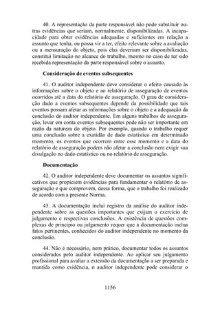 Normas Auditorias Perícia Contábil.