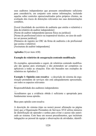 Normas Auditorias Perícia Contábil.