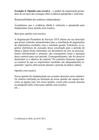 Normas Auditorias Perícia Contábil.