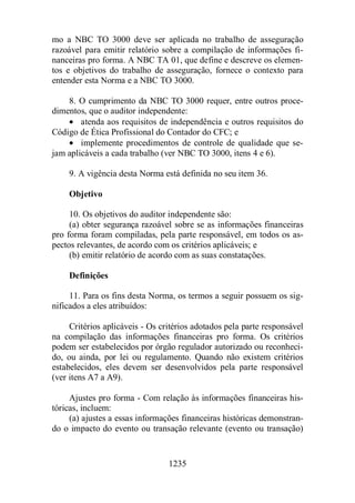 Normas Auditorias Perícia Contábil.