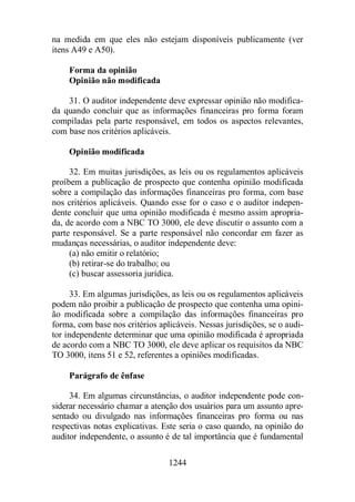 Normas Auditorias Perícia Contábil.