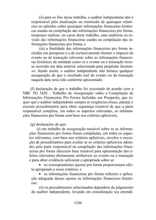 Normas Auditorias Perícia Contábil.