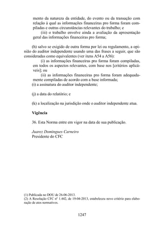 Normas Auditorias Perícia Contábil.