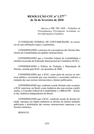 Normas Auditorias Perícia Contábil.