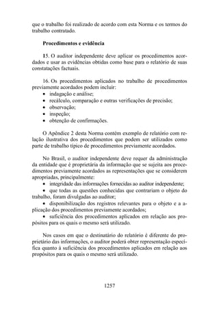 Normas Auditorias Perícia Contábil.