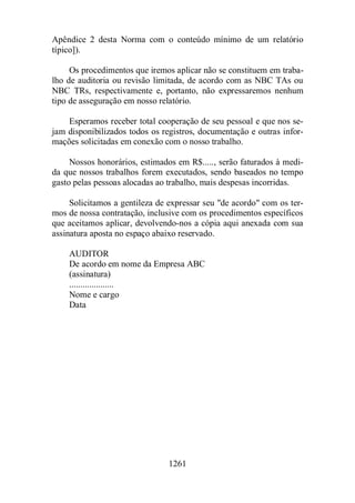 Normas Auditorias Perícia Contábil.