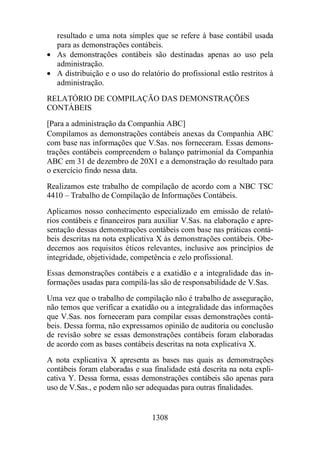 Normas Auditorias Perícia Contábil.