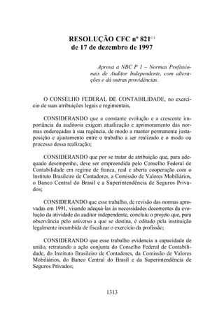 Normas Auditorias Perícia Contábil.