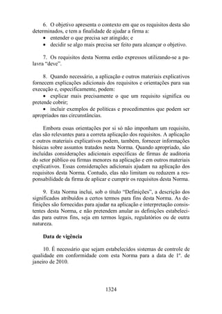 Normas Auditorias Perícia Contábil.